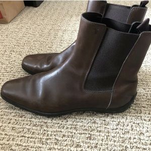 Tods ankle Chelsea boots size 7.5 brown